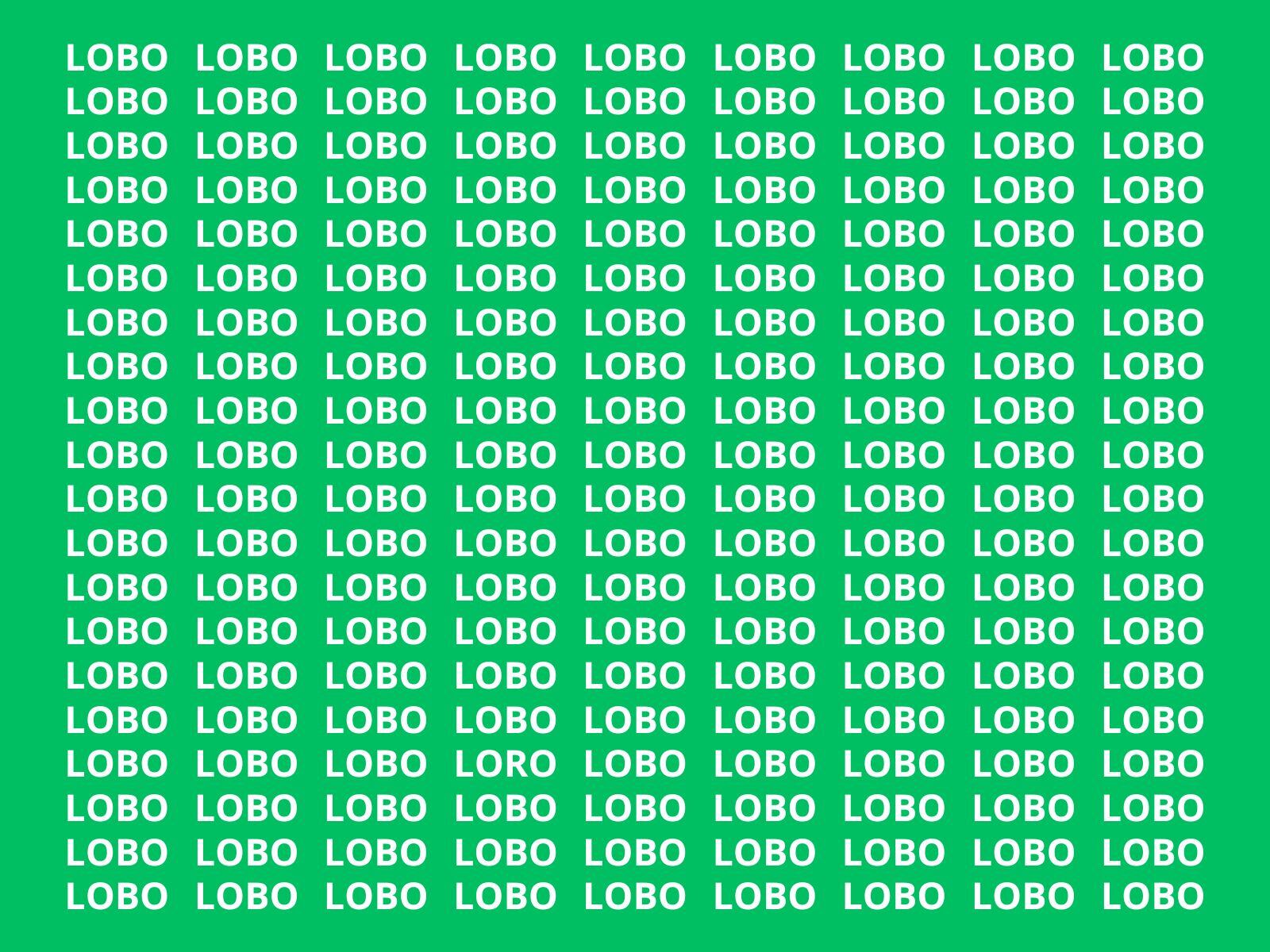 Reto visual: En alguna parte se ubica la palabra diferente. Encuéntrala antes de que se acabe el tiempo. (Creación: Mag)