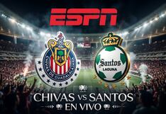 ESPN EN VIVO — Ver partido Chivas de Guadalajara vs. Santos EN DIRECTO por Disney Plus Premium Online en México