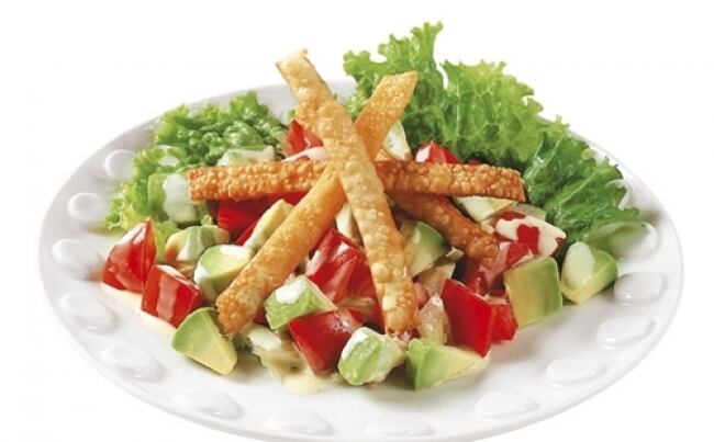 Ensalada de palta y tomate