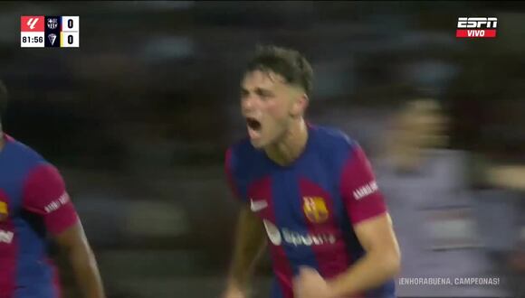 El mediocampista español rompió el cero y anotó para darle al Barcelona su primera victoria en LaLiga EA Sports.