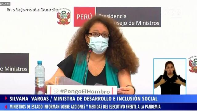 Gobierno brindó conferencia de prensa para informar sobre medidas aplicadas durante la pandemia