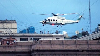 El día en que Fernando de la Rúa dejó la Casa Rosada en helicóptero | FOTOS Y VIDEO