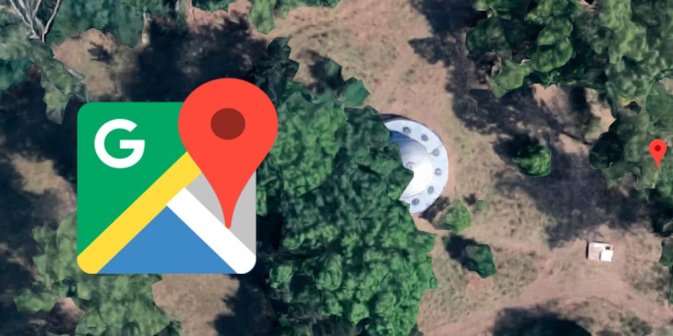 ¿Real o fake? Conoce qué es realmente este objeto que muchos han señalado como una nave espacial en Google Maps. (Foto: Google)