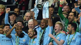 Manchester City campeón: el festejo del cuadro de Guardiola en Wembley
