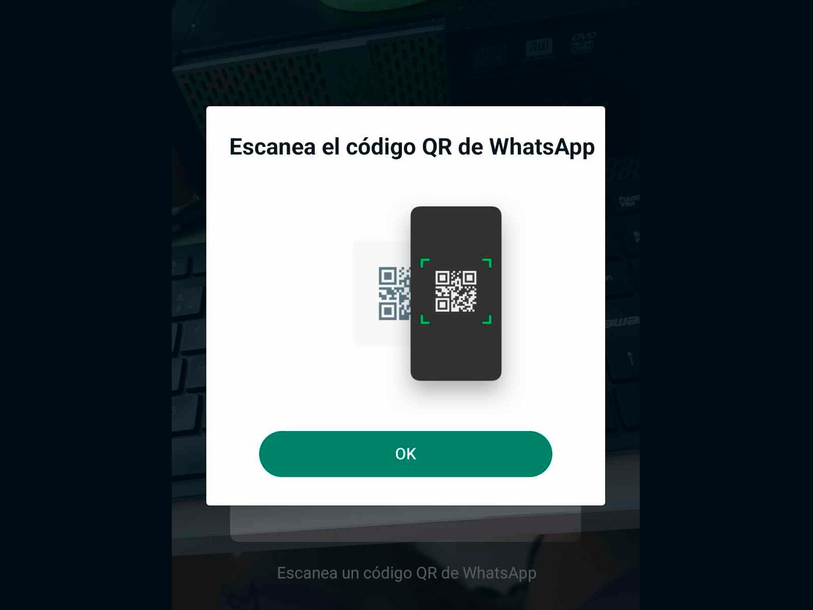 WHATSAPP | Así es como debes activar la cámara para escanear el código QR de tu amigo en WhatsApp. (Foto: MAG - Rommel Yupanqui)