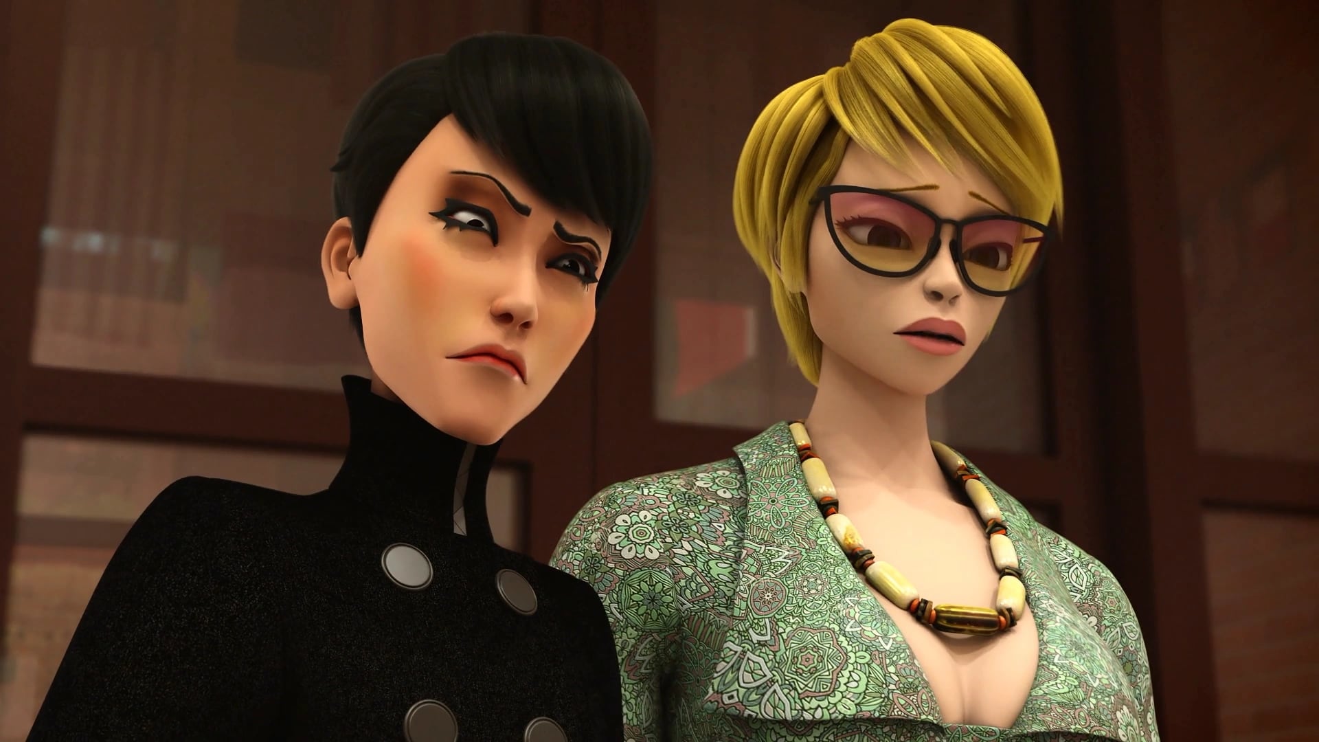 Olympia Hill y Barbara Keynes en una escena de la serie "Miraculous: Las aventuras de Ladybug" (Foto: Miraculous Corp.)