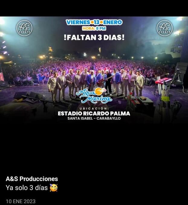 Concierto organizado por el 'Jorobado'