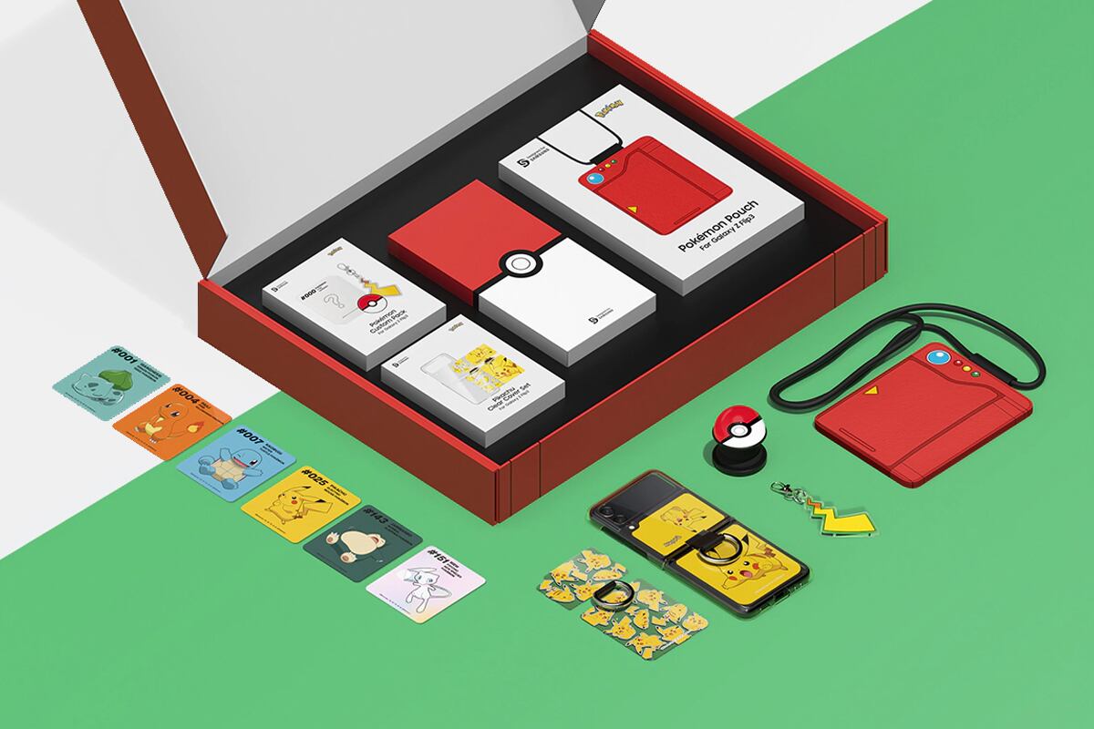 Samsung lanza el Samsung Galaxy Z Flip 3 con diseño de Pokémon. (Foto: Samsung)