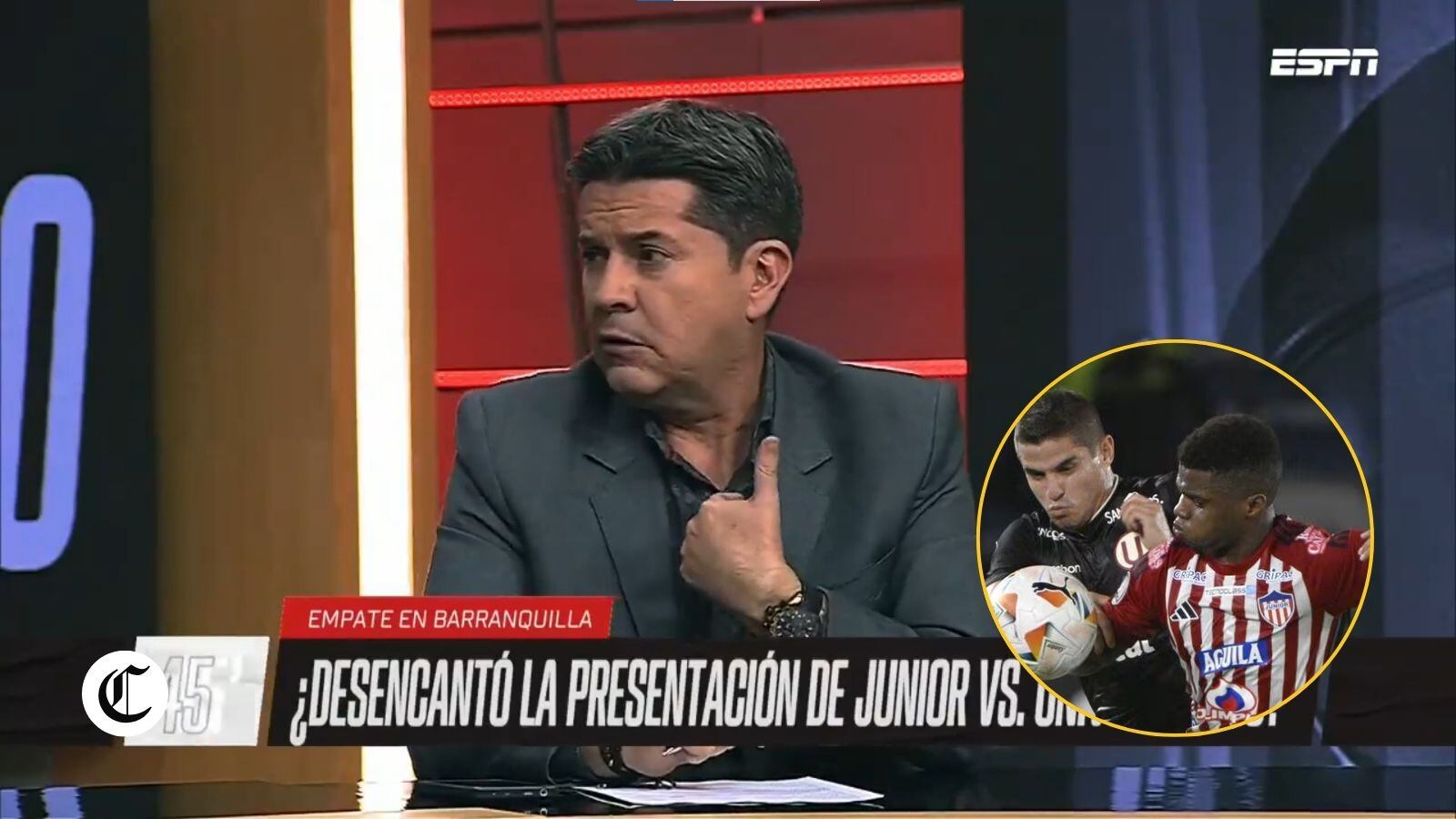 Alex Sanabria, periodista colombiano, reconoce que subestimó a Universitario de Deportes. Foto: Edición EC