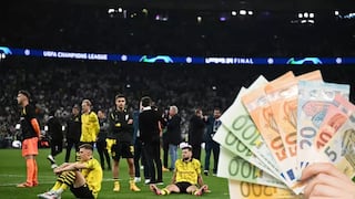 ¿Cuántos millones de euros recibirá Borussia Dortmund pese a perder la final de la Champions League 2024?
