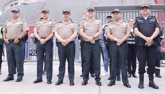 El Estadio Nacional será resguardado por más de 1700 efectivos policiales durante el Perú vs Venezuela. (Foto: PNP)