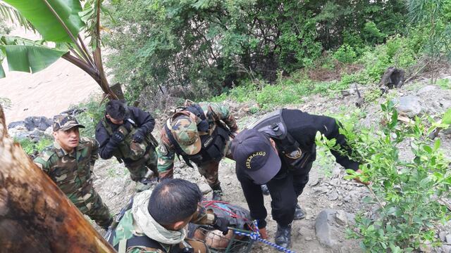 Ayacucho: Rescatan cadáver de un hombre en el río Mantaro