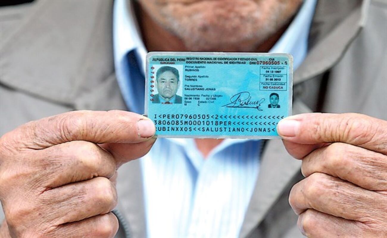 Es indispensable cargar tu DNI en todo momento. (Fuente: El Peruano)