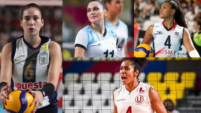 Se definieron a los cuatro finalistas de la Liga Peruana de Vóley 2024/2025. (Crédito: composición).
