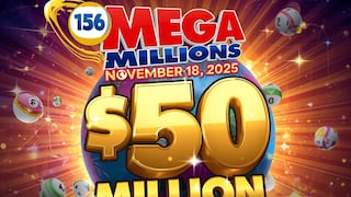 ¿Alguien ganó el Mega Millions anoche, martes 18 de noviembre 2025? Resultados oficiales, números ganadores y premio del sorteo de la lotería en EE.UU.