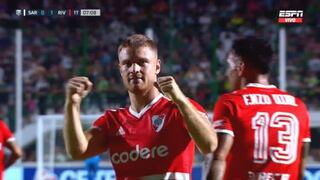 Gol de Lucas Beltrán: mira el 1-0 de River vs Sarmiento por Liga Argentina | VIDEO