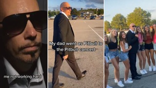 Fue al concierto de Pitbull disfrazado del cantante y pasó lo inesperado