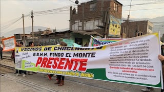 Ramiro Prialé: vecinos de Chaclacayo protestan en rechazo a cambios en autopista