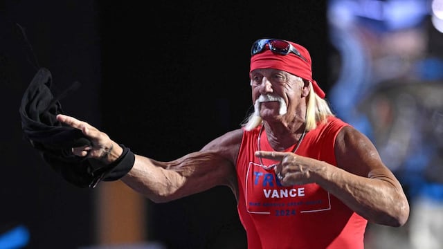 Hulk Hogan, leyenda de la WWE falleció este jueves 24 de julio del 2025 a los 71 años de edad. (Foto: Angela Weiss / AFP)