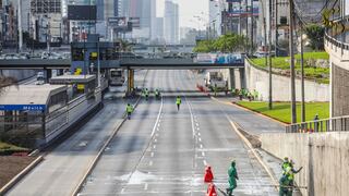 Municipalidad de Lima inició trabajos de mantenimiento en la Vía Expresa de Paseo de la República 