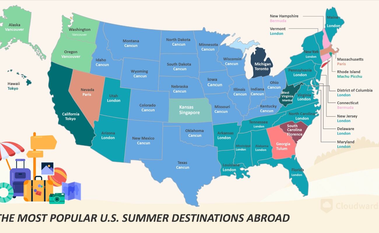 Según una investigación que fue llevado a cabo por la página web tecnológica Cloudwards, Estados Unidos, Canadá y Estados Unidos tienen como destino preferido a Machu Picchu y Lima. Foto: Cloudwards
