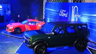 Ford cumple 10 años en el Perú y lo celebró homenajeando sus modelos Mustang y Nuevo Bronco