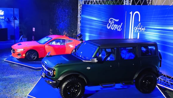 Ford celebró su décimo aniversario bajo la atenta "mirada" de sus vehículos más icónicos. (Foto: Diego Barrio de Mendoza)