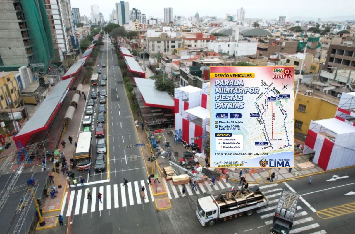 Fiestas Patrias: Conoce el plan de desvío por la Gran Parada Militar 2026