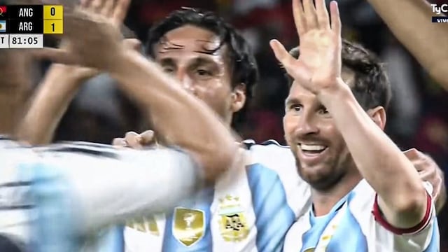 Lionel Messi anotó en la victoria 2-0 de Argentina vs Angola por amistoso FIFA.
