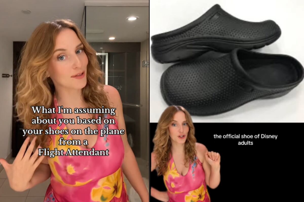 Una azafata se volvió viral por predecir la personalidad de los pasajeros de avión, según su tipo de calzado. (Foto: TikTok/@cherdallas).