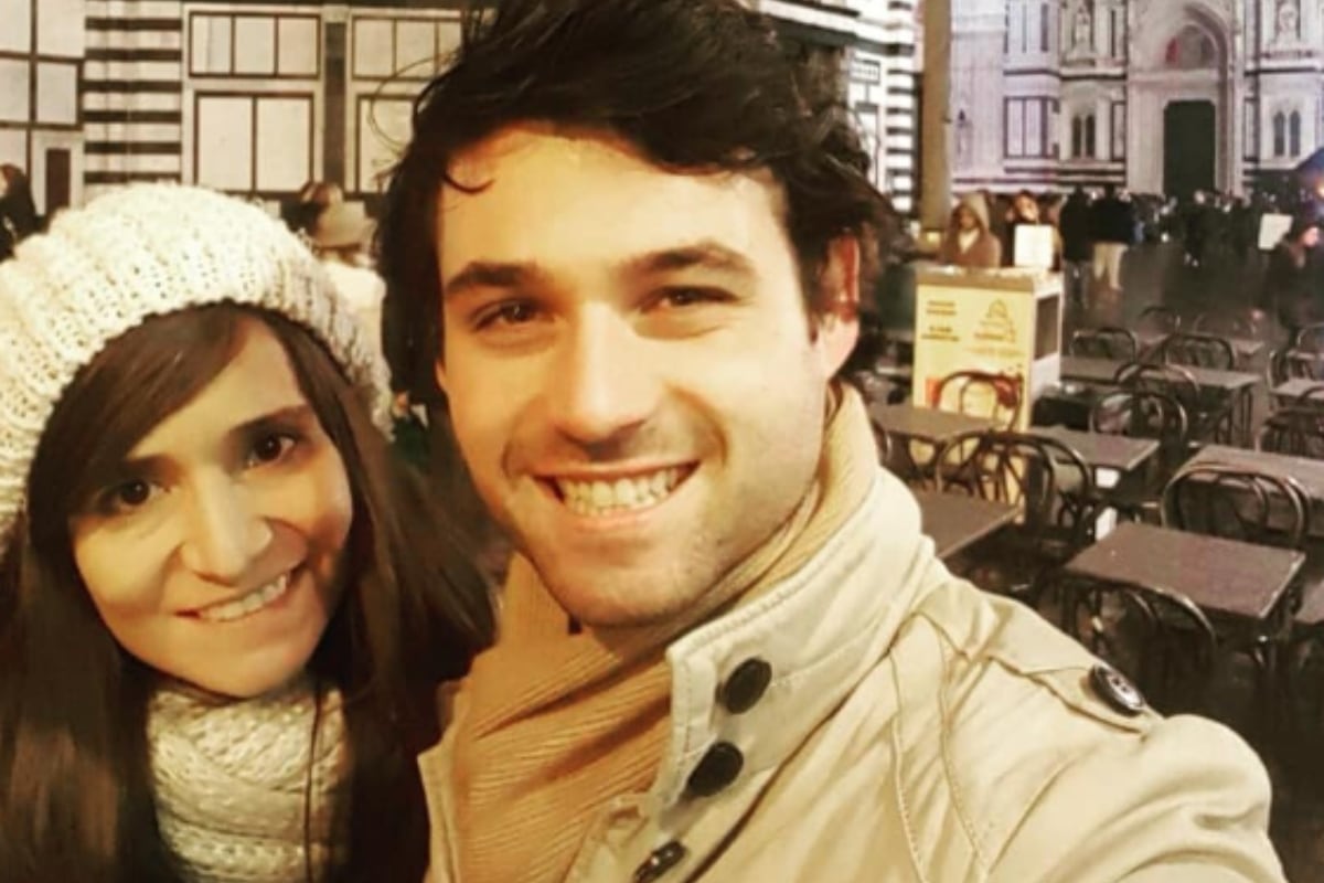 Arturo Sancho y Nere Azcun en un selfie (Foto: Nere Azcun / Instagram)