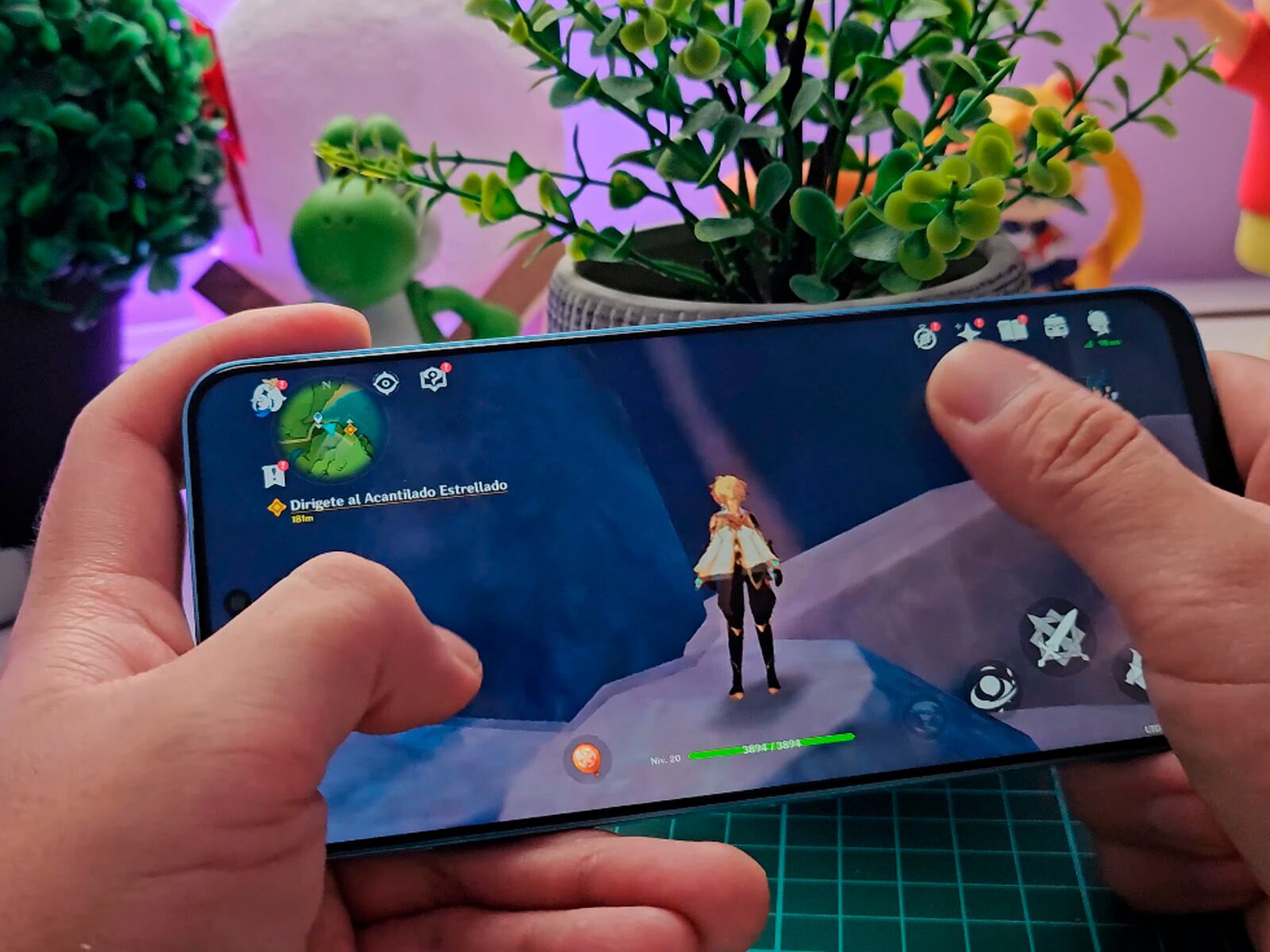 REVIEW | En Genshin Impact el dispositivo rindió lo necesario, pero en 60 fotogramas por segundo en una calidad media. (Foto: MAG - Rommel Yupanqui)