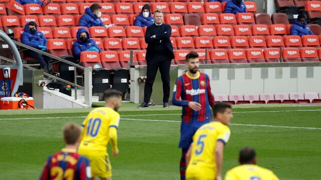 Koeman tras empate en el Barcelona vs. Cádiz: “Estoy muy decepcionado, quizá más todavía que el martes”