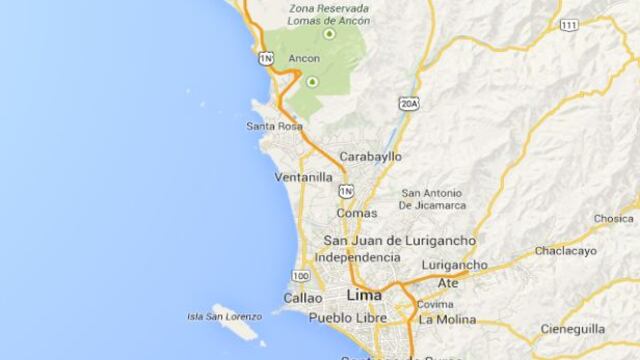 Temblor de 4 grados: epicentro se ubicó al oeste de Ancón