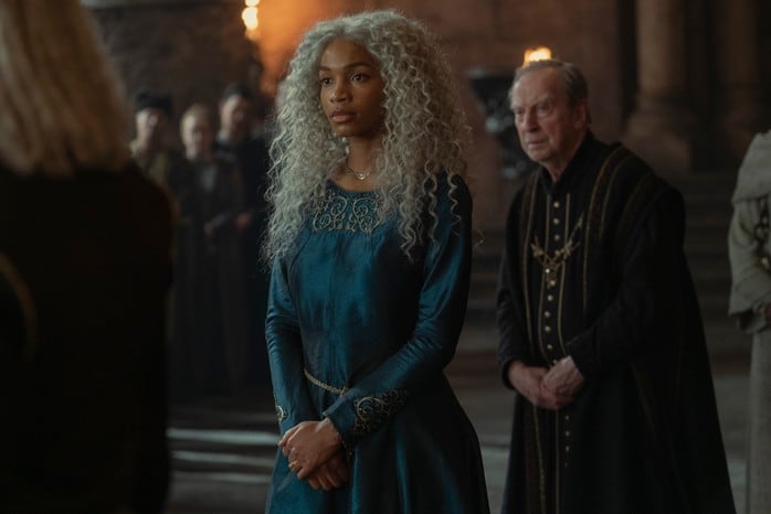 Bethany Antonia como Baela Targaryen en "House of the Dragon" (Foto: HBO)