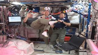Astronautas siguen el Mundial desde el espacio