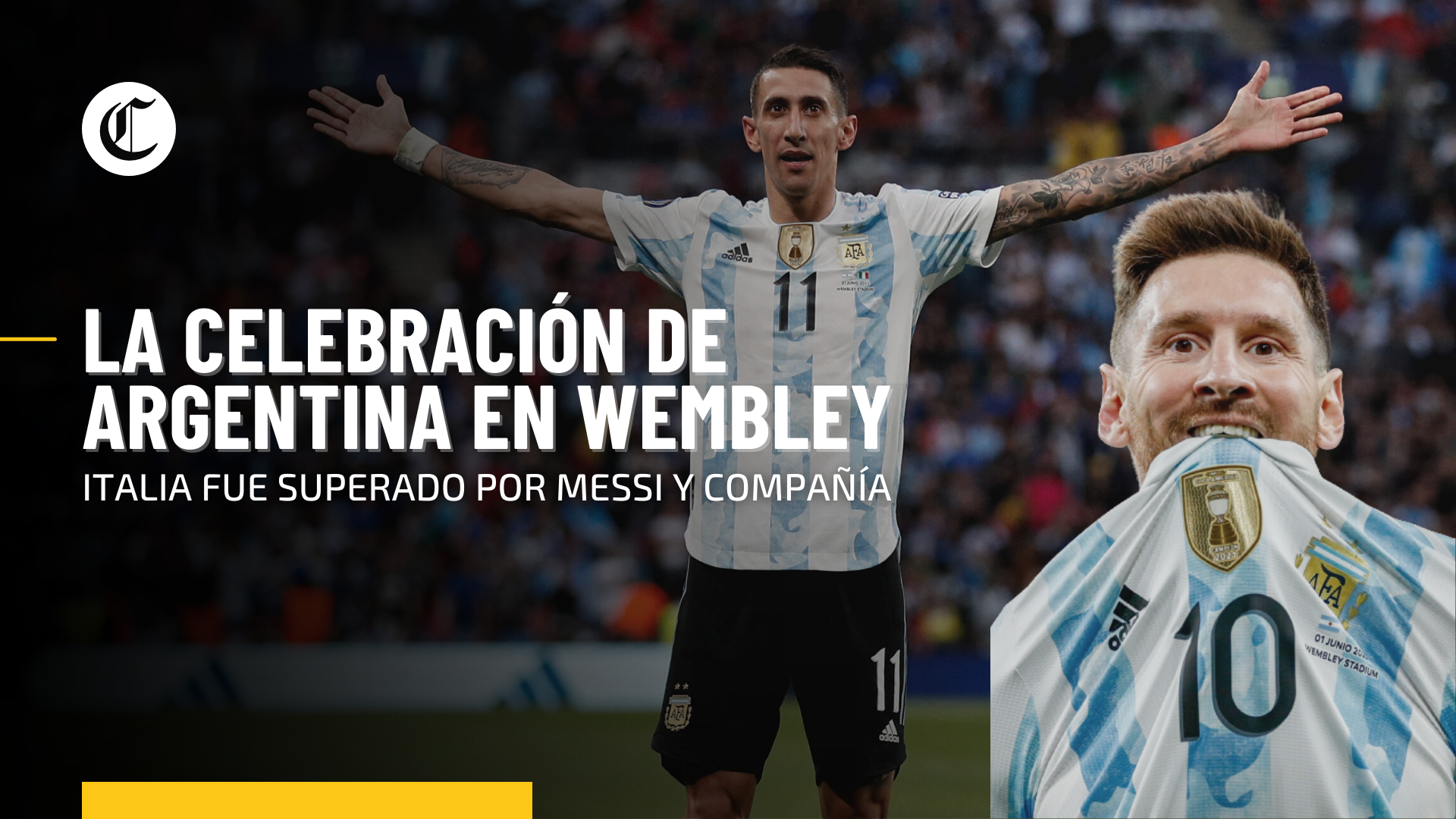 Finalissima Italia vs. Argentina 2022: disfruta los festejos de Messi y compañía