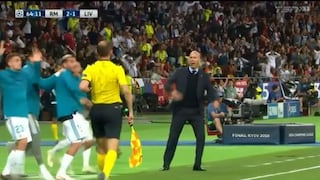 YouTube: Zidane reaccionó a golazo de Gareth Bale con curioso gesto | VIDEO