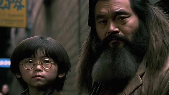 Así sería la saga de Harry Potter si fuesen películas japonesas yakuza de los años 80, según una IA