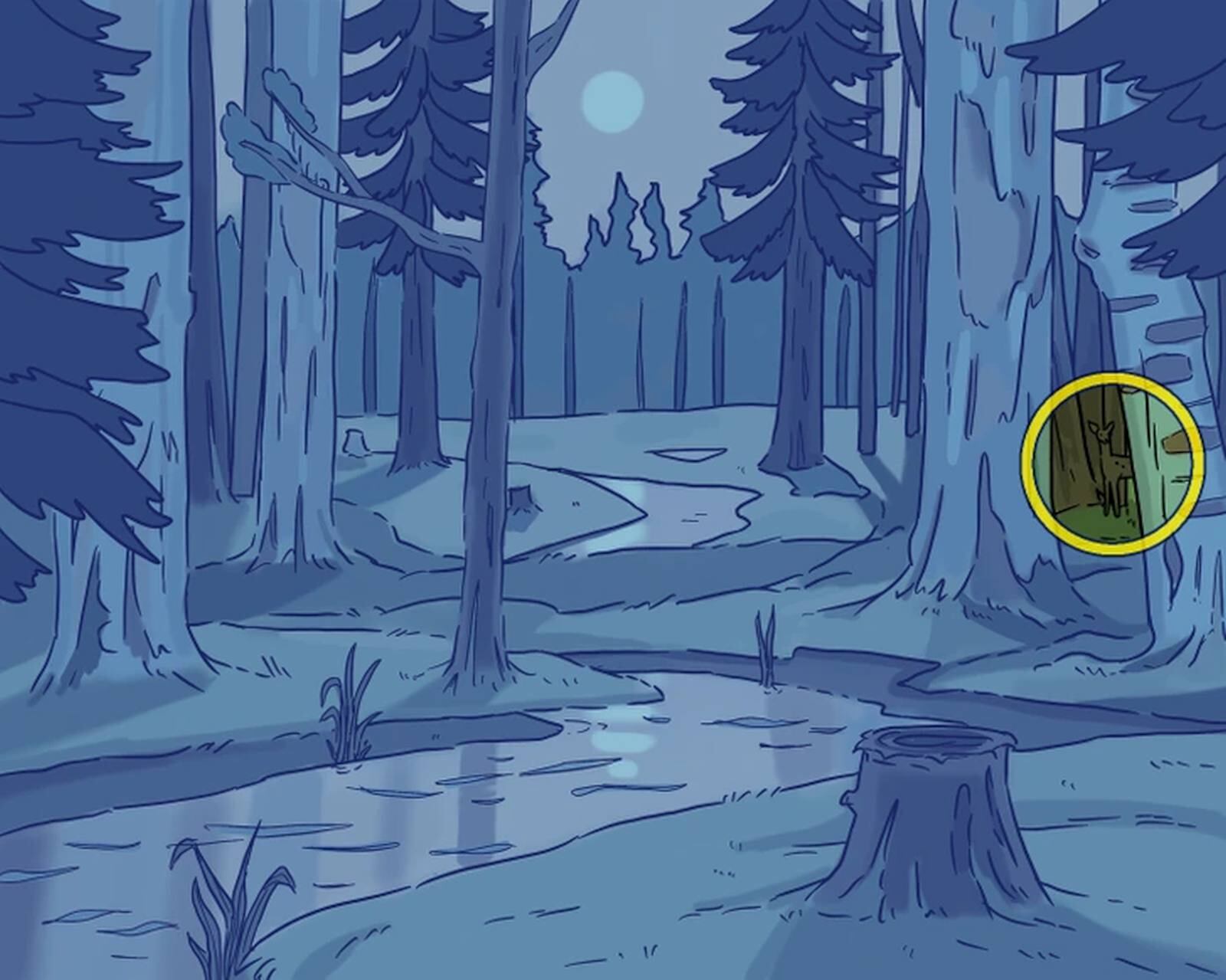 RETO VISUAL | En esta imagen se indica la ubicación del venado. (Foto: genial.guru)