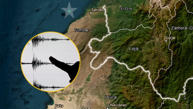 Último temblor en el Perú según el IGP | Foto: Composición EC