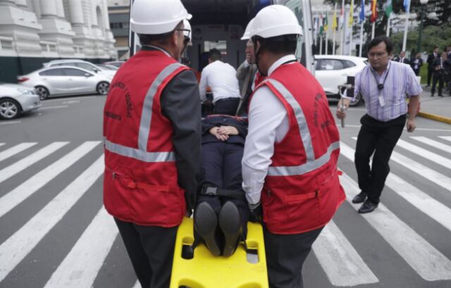 El martes 15 de agosto, a las 3 p.m., se realizó el Segundo Simulacro Nacional Multipeligro 2023, con el objetivo de que la población se prepare y sepa cómo actuar ante la ocurrencia de un sismo u otro desastre | Foto: Hugo Pérez / @photo.gec