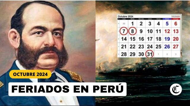 Feriados de octubre 2024: Conoce los festivos de Perú, próximos días libres y no laborables del año