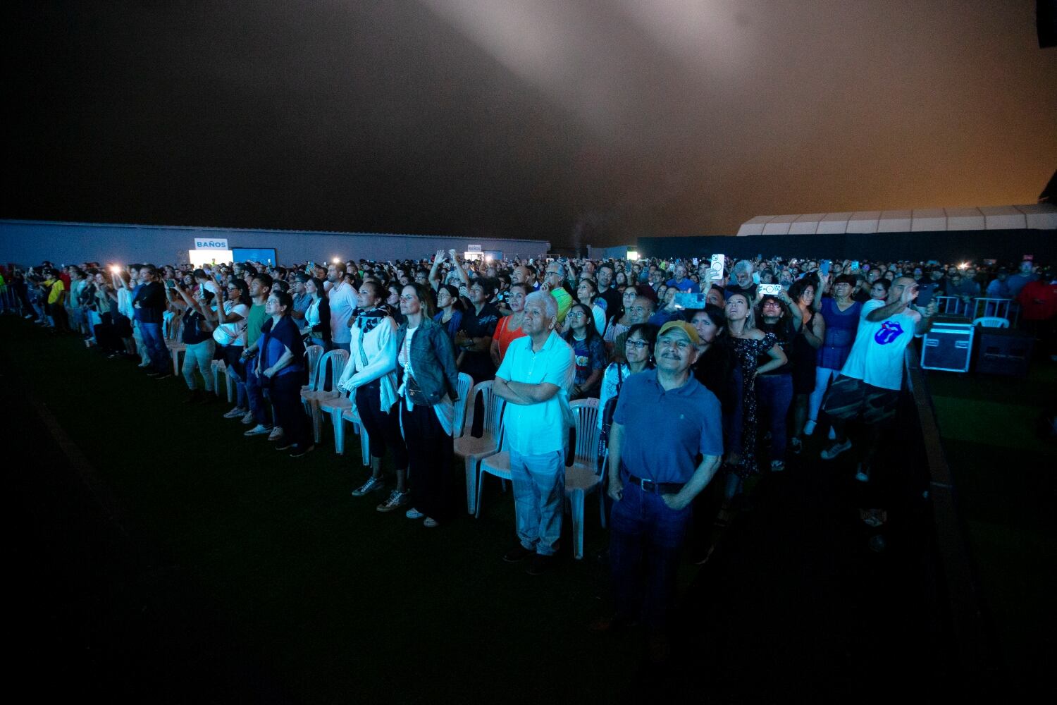 El público de Sting en Lima.