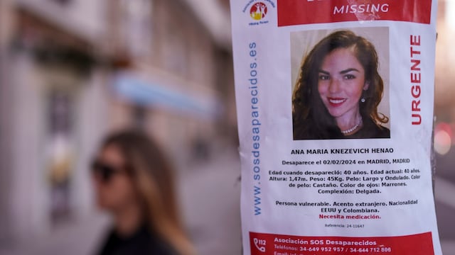 Qué se sabe de la extraña desaparición Ana María Knezevic, la colombiana que viajó a España desde Florida