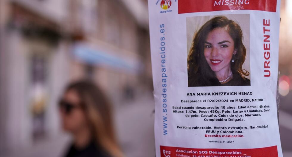Imagen de Ana Maria Knezevic, la colombiana-estadounidense que desapareció repentinamente en Madrid. (Manu Fernandez vía AP).