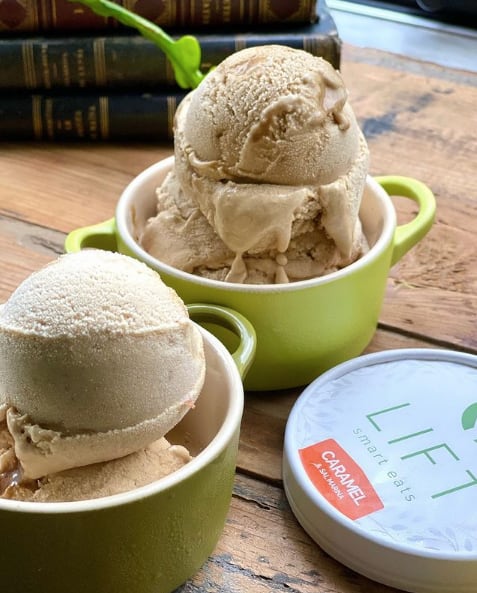 El helado de Caramel y sal marina es uno de los más pedidos de la marca Lift. (Foto: Cortesía)