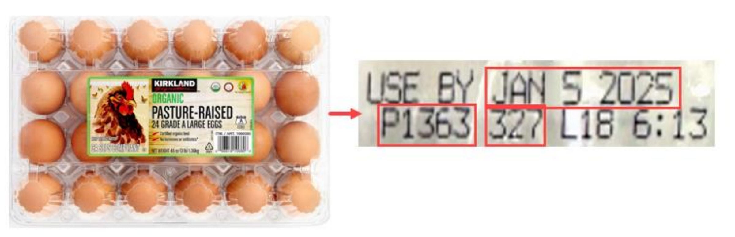 Los huevos Kirkland Signature fueron retirados por riesgo de salmonella( Foto: Kirkland)