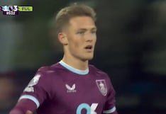¡El primero en la Premier League! Oliver Sonne marcó golazo en la derrota de Burnley ante Fulham