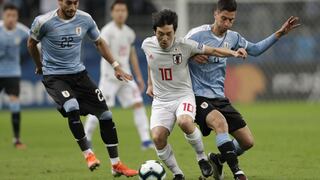 Uruguay vs. Japón: las imágenes más destacas del duro juego para la Celeste [FOTOS]